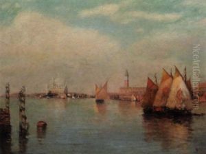 Venice, View Of The Grand Canal by Henry Ward Ranger