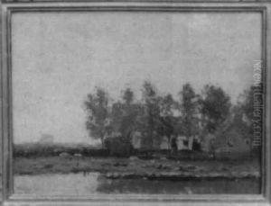 Farm By The River by Henry Ward Ranger
