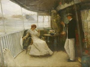 On The Bow Of The Gin Palace by William Bruce Ellis Ranken