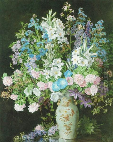 Early Summer - Stilleben Med Blommor I Vas - view 1