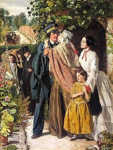 Home Revisited: As A Long Parted Mother With Child Plays Fondly With Her Tears, Shakespeare by Alfred Rankley