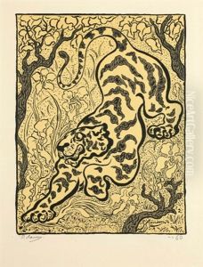 Tigre Dans Les Jungles by Paul Elie Ranson