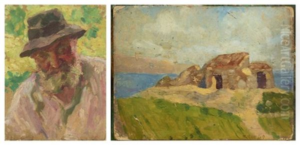 Autoportrait - Paysage (double-sided) - view 1