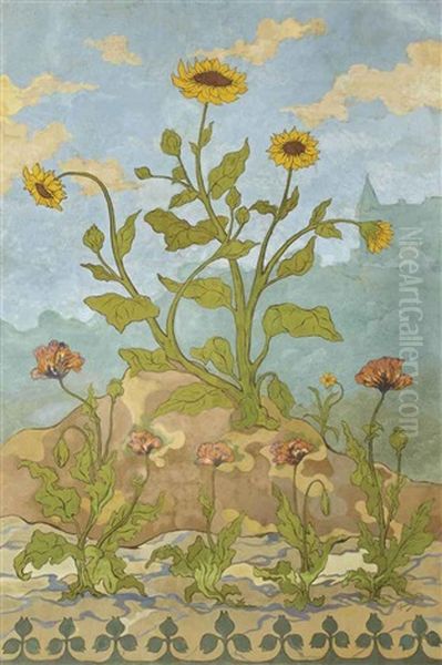 Tournesols Et Pavots - view 1