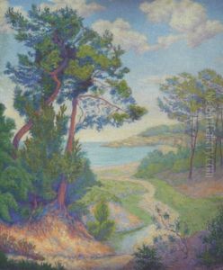 Le Chemin Qui Descend Sur La Plage