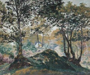 La Foret D'ecouves - La Clairiere by Paul Elie Ranson
