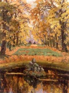 Bassin And Allee In The Park At Versailles by Lucie Ranvier-Chartier