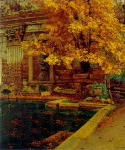 Romische Ruine In Schonbrunn by Hans Ranzoni the Younger