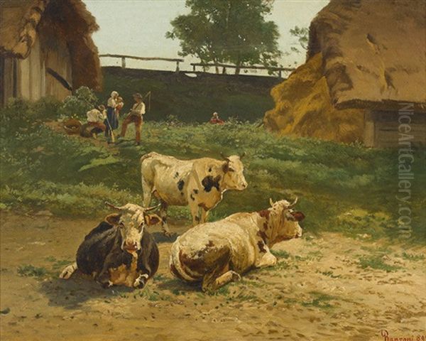 Weidende Kuhe - view 1