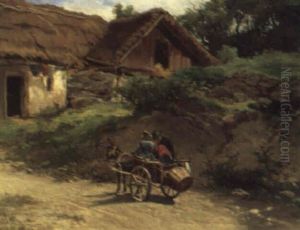 Auf Der Heimfahrt by Gustav Ranzoni