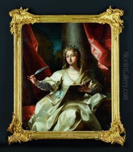 Clio, Die Muse Der Geschichte by Jean Raoux