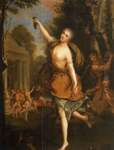 Mademoiselle Prevost, Danseuse De L'opera, En Bacchante