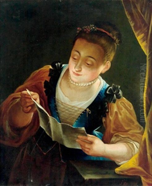 Bildnis Einer Lesenden Dame - view 1