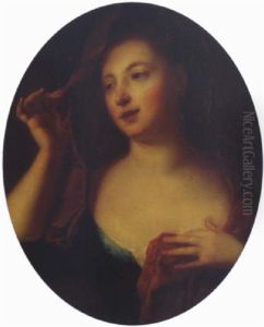 Figure De Femme Soulevant Son Voile