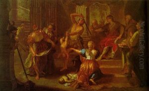 The Judgement Of Solomon by Jean Raoux