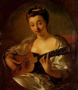 The Guitar Player by Jean Raoux