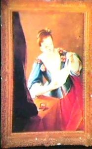 A Girl Reading A Letter by Jean Raoux