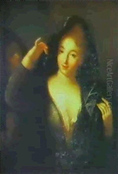 Portrait Of A Lady With Her Maid - view 1