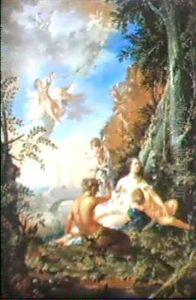 Venere E Amorini Presso Una Fontana Venere E Amorini Presso Una Fontana