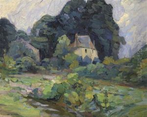 House In Belgium (possibly The Artist's Home) by Joseph Morris Raphael