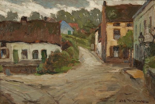 Road Through A Country Village - view 1