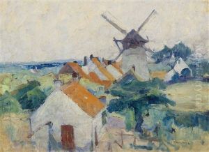 Siska's Mill, Knocke by Joseph Morris Raphael