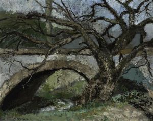 Old Stone Bridge by Joseph Morris Raphael