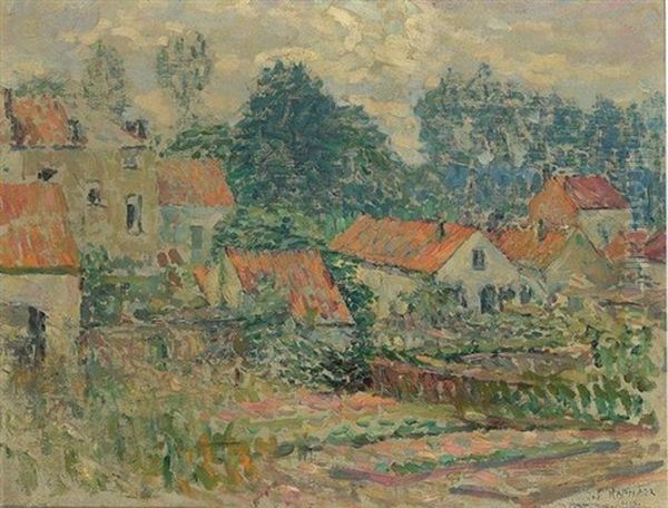 The Red Roofs (paysage Aux Toits Rouges) - view 1