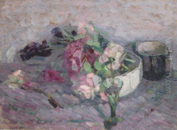 Still Life With Milk Jug And Roses - view 1