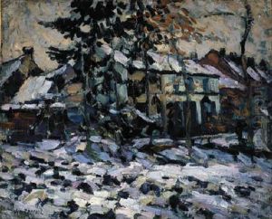 Village In Winter