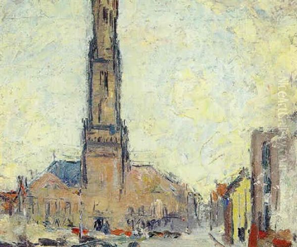 The Belfry, Bruges, 1932 - view 1