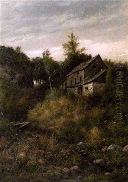 Summer Landscape With Cottage - view 1