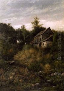 Summer Landscape With Cottage Summer Landscape With Cottage