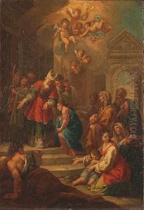 The Presentation In The Temple by Matteo Bonecchi