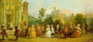 Die Kinderhochzeit, Der Hochzeitszug Aus Der Kirche