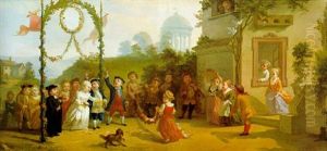 Die Kinderhochzeit, Der Empfang Der Frischvermahlten Zuhause
