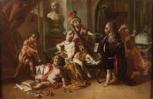 Allegorie Des Arts Liberaux (pair)