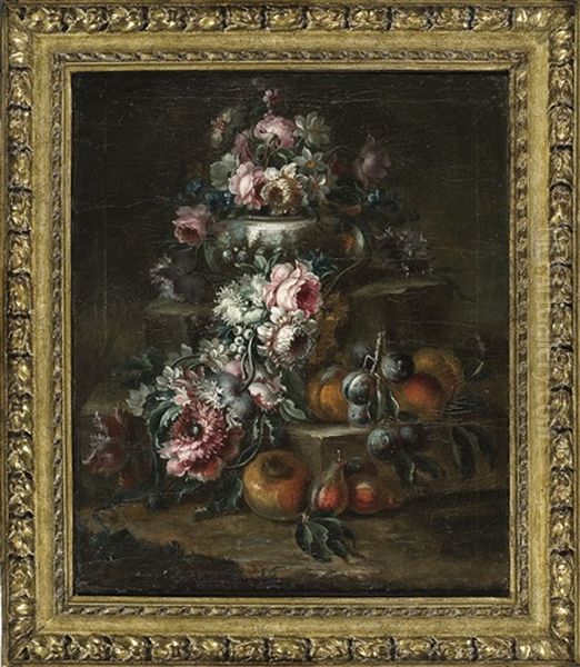 Natura Morta Con Fiori E Frutta - view 1