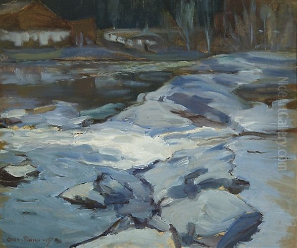 Stream In Winter - view 1