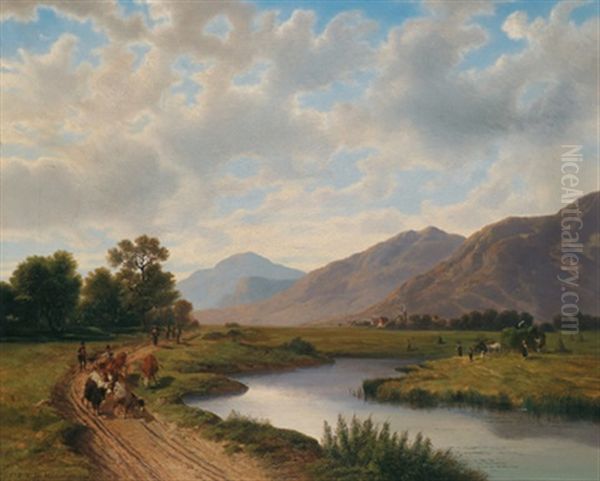 Idyllische Voralpenlandschaft - view 1