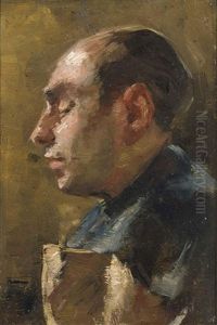 The Blind Brushmaker by Alexander Gerhard Anton van Rappard