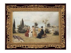 In The Spring Afternoon by Heinrich Rasch