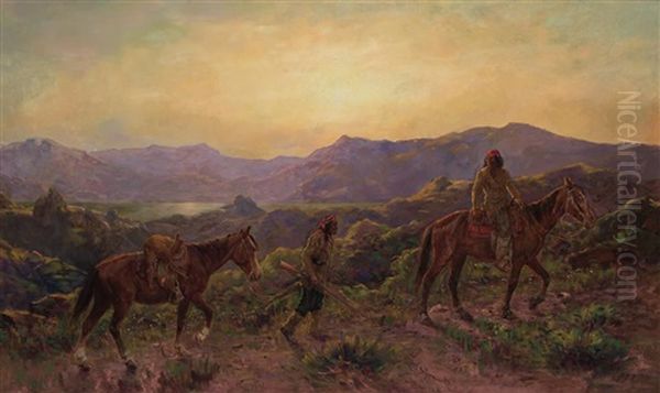 Native Americans On The Hunt - view 1