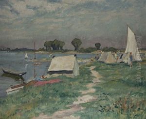 Zeltausflug An Den Rhein by Alfred Rasenberger