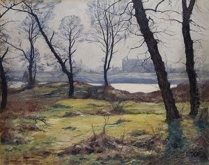Winterstimmung Am Gutshof by Alfred Rasenberger