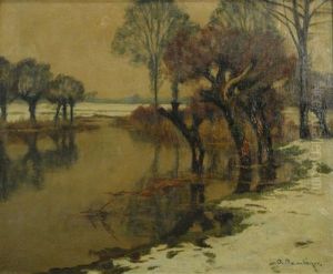 Winter Am Niederrhein by Alfred Rasenberger