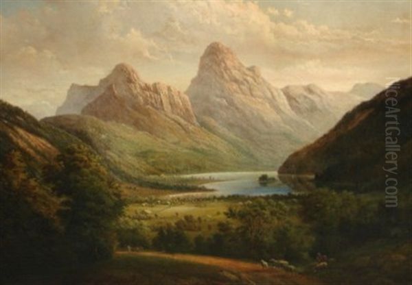 Expansive Landscape With Mountains - view 1