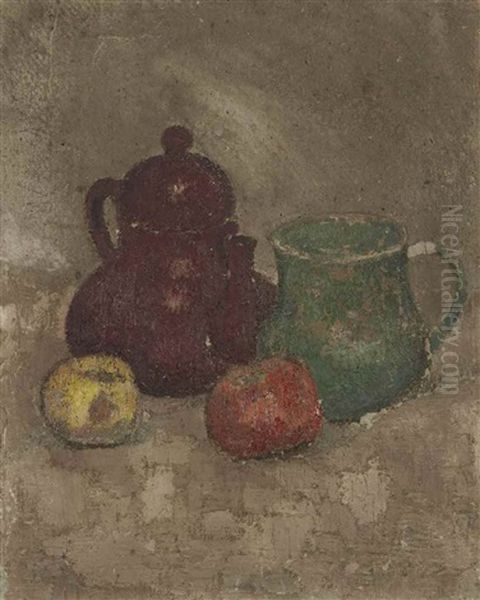 Nature Morte Aux Pommes, A La Cruche Et A La Theiere - view 1