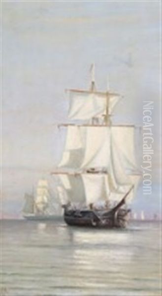 Seascape With Sailing Boats - view 1