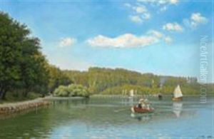A Summer Day On Svendborgsund by Carl (Jens Erik C.) Rasmussen